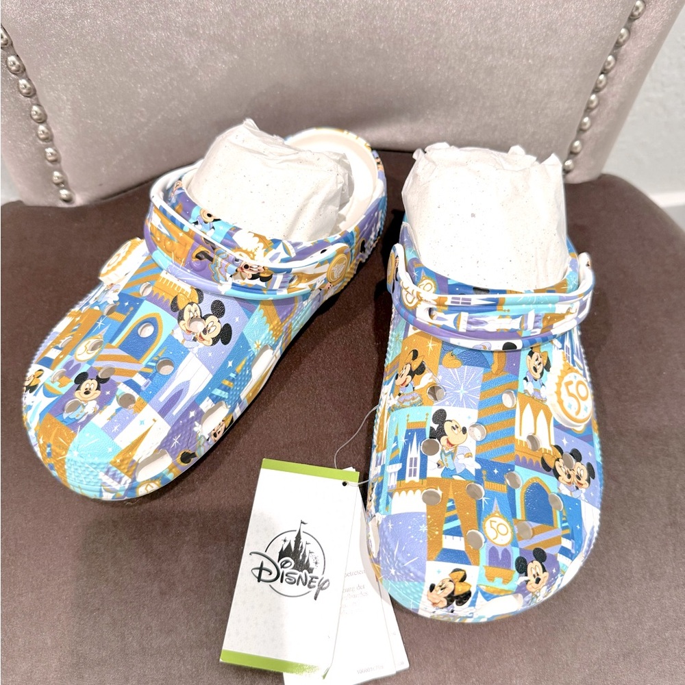 NEW Walt Disney World 50th Anniversary Crocs